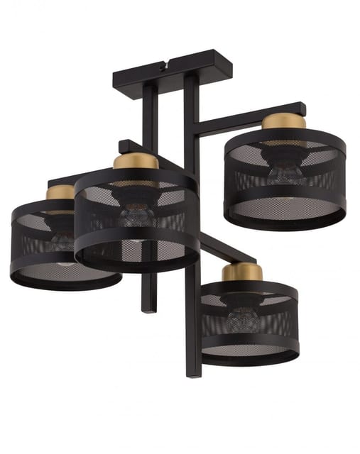 Sigma Off 4 Ceiling lamp czarny_złoty — 32135