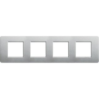 BTicino Cover plate 2x4P 71mm horizontal — AM4802/4SL