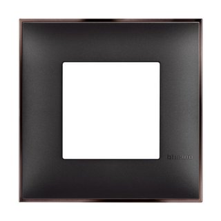 BTicino Cover plate - 2 modules — R4802BH