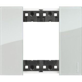 BTicino 2 modules Living Now plate — KA4802DA