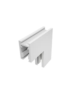 Zambelis 2512-W VERTICAL INNER CORNER FOR SURFACE MAGNETIC TRACKS 5MM ,WHITE MATT
