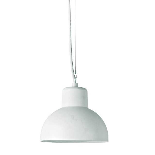 ACA Lighting SAND WHITE PENDANT LUMINAIRE BERO 1XE27 MAX.10W LED IP44 WITH OPAL PC DIFFUSER — BERO1PWH