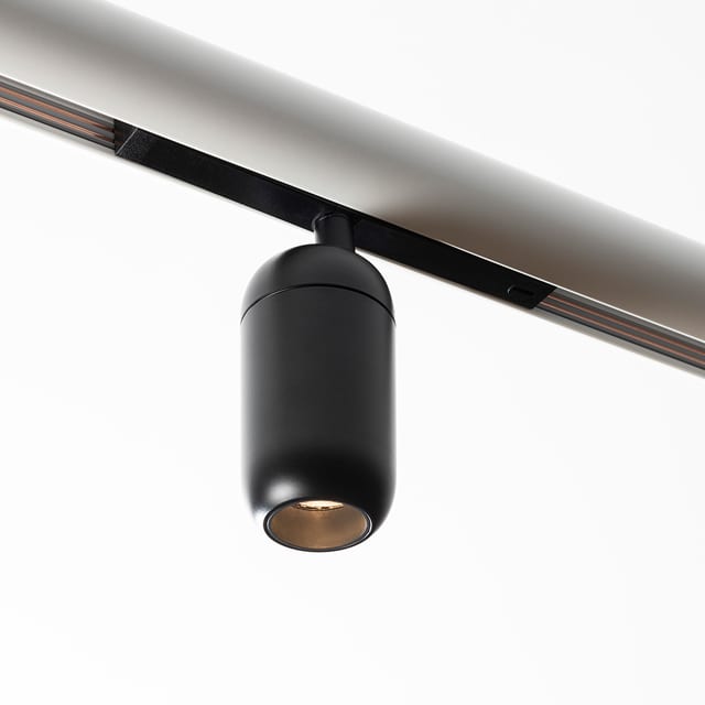 Artemide Gople System - Spot Track - 60 - 2700K - 21° - Dimmable DALI - Black — CA00104