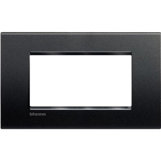 BTicino Square cover plate 4 modules - anthracite — LNA4804AR