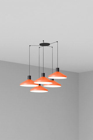 Faro Barcelona KOMBO 400 5L Terracotta pendant lamp — manufacturer representative image