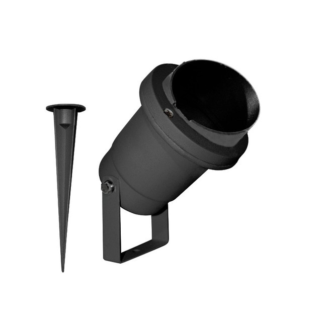 ACA Lighting GARDEN SPOT LIGHT GU10 E27 grey RAL7016M — HI7183GDS