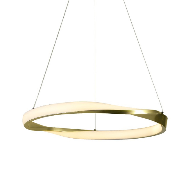 ACA Lighting "PENDANT LUMINAIRE LED 32W 2500LM CCT IP20 GOLD METAL + ACRYLIC " — HM24LEDP60GDCCT — manufacturer representative image
