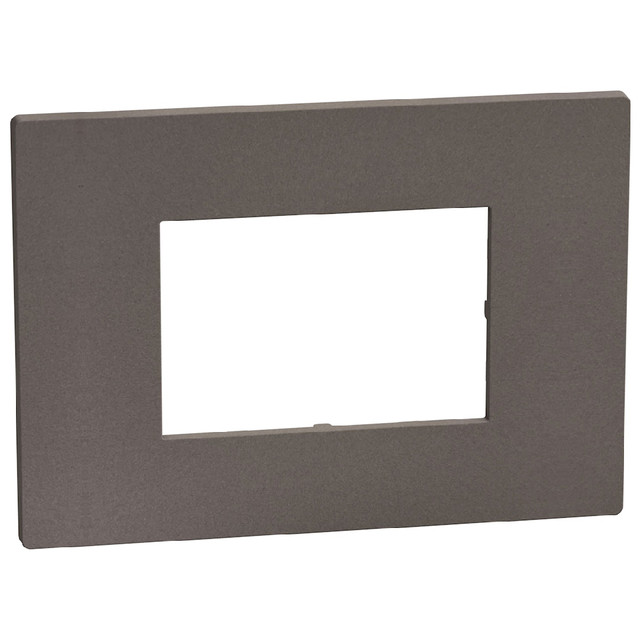 BTicino Light Now - Cover plate 3 modules - moka stone — YA4803GM