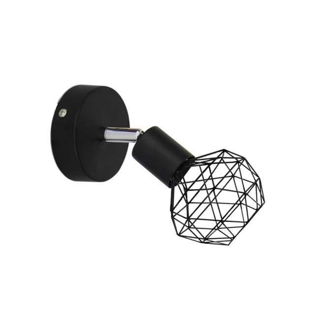 ACA Lighting SPOT 1ΧE14 BLACK GRID ALADDIN — MC15611B