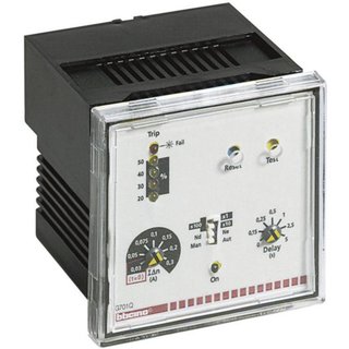 BTicino Earth leakage relay with separate toroids for panels of distribution boards 72x72mm — G701Q