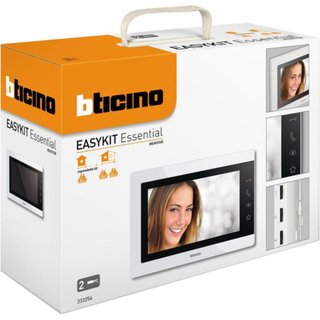BTicino 7" White finish EASYKIT Essential additional monitor — 333254