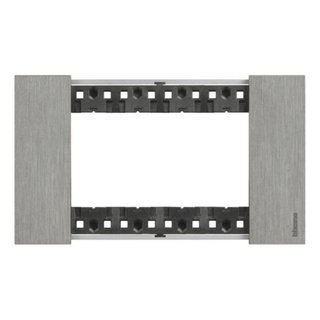 BTicino 4 modules Living Now plate — KA4804ZG