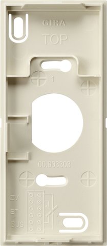 Gira Mounting plate for surface-mounted home station video cream white glossy — 851001