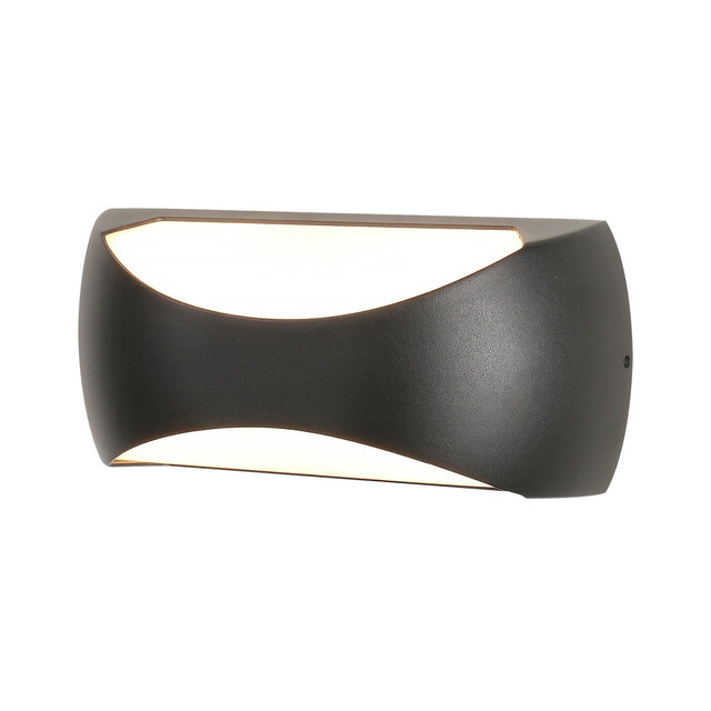 ACA Lighting Outdoor Wall Light 12W 820LM 3000K IP65 Black — SJ20621