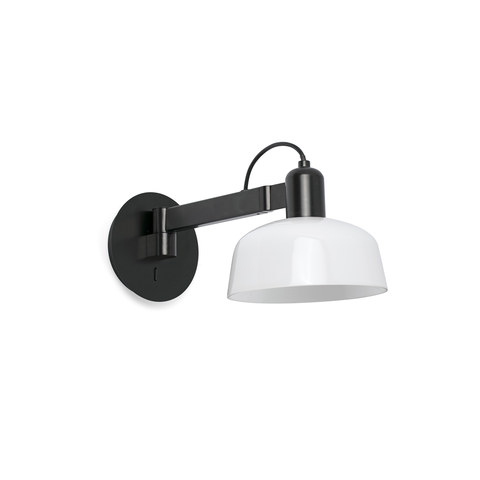 Faro Barcelona TATAWIN White metal wall lamp arm — manufacturer representative image
