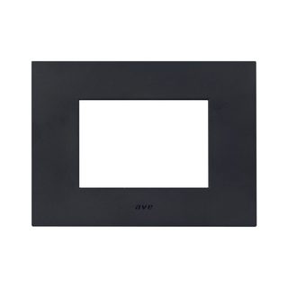 AVE SMART EASY S44 TECHNOPOLYMER PLATE, TEKLA GREY COLOUR – MATT FINISH – 3 MOD. — 44PSME3GTK