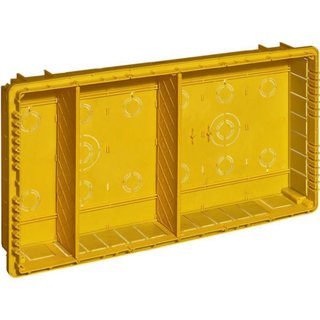 BTicino Junction flush-mounting box for 3 compartments — 16211
