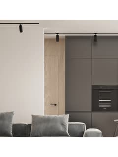 Zambelis S059 3-PHASE TRACK LIGHT 1XGU10 BLACK ΜΑΤΤ