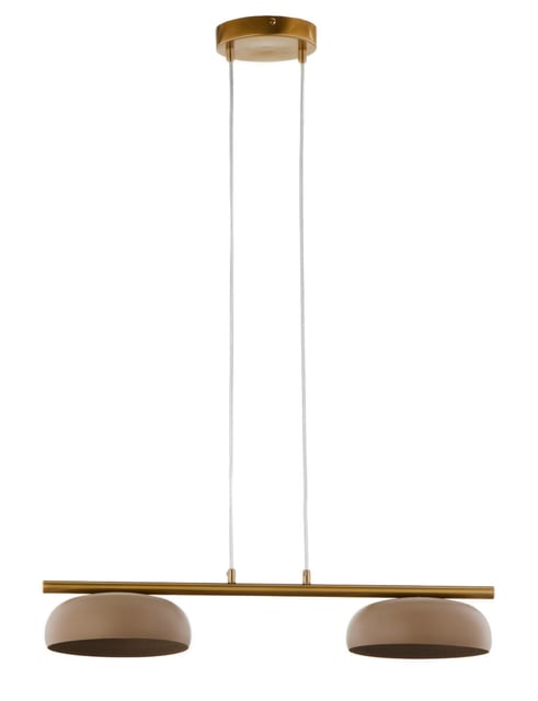 Sigma Pendant lamp OLAF 2 gold/ciepły beż 41686