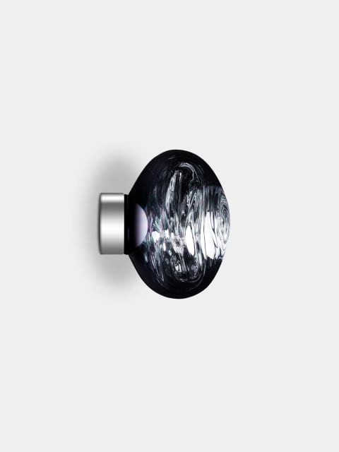 Tom Dixon Melt Mini Surface Light | Smoke Polished Polycarbonate — MESS04SM-WEUM2