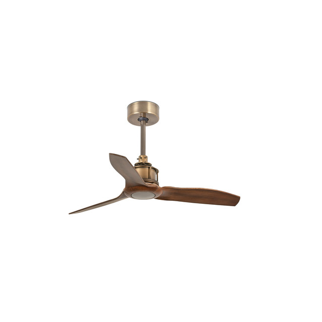 Faro Barcelona JUST FAN S Old gold/walnut fan — 33428