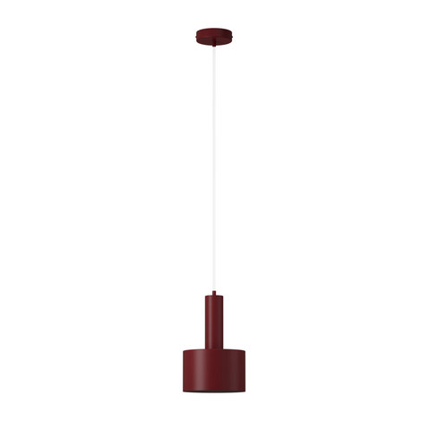 Sigma pendant lamp VITRUM walec burgundy 41638 — manufacturer representative image