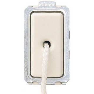BTicino Switch 1P 10 A NO with tie cord — 5027