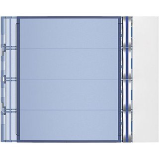 BTicino Sfera New 4-Pushbutton module Front cover - Allwhite — 352042