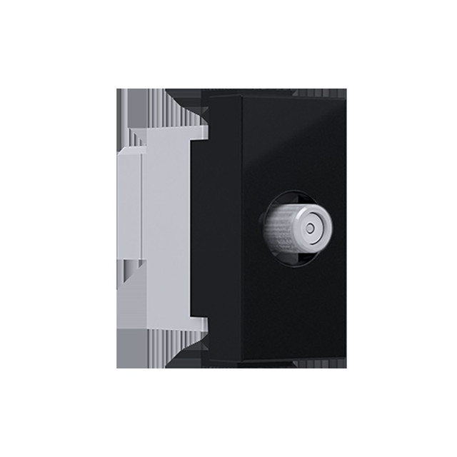 ACA Lighting MODYS SAT SOCKET END-LINE MATT BLACK 1 M. IP20 — 10101312347