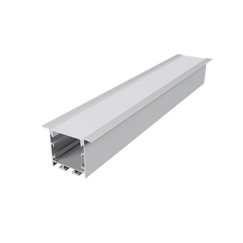 ACA Lighting VYLO ALUMINUM PROFILE P211U WHITE WITH OPAL PC DIFFUSER 3m/pc — manufacturer representative image