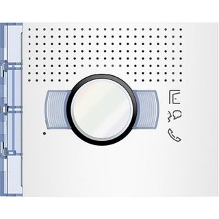 BTicino Sfera New audio video module Front cover - Allwhite — 351202