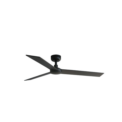 Faro Barcelona RUDDER 3 L Ceiling fan black/walnut — manufacturer representative image