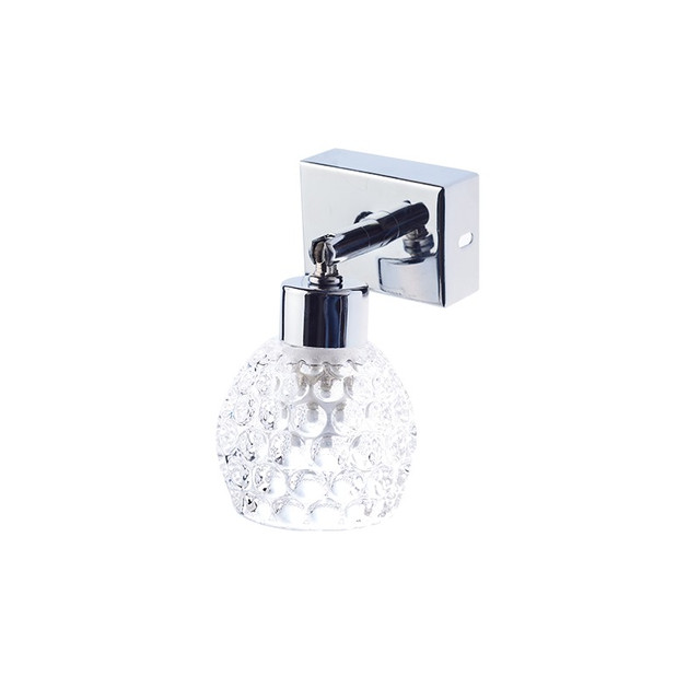 ACA Lighting NETTO WALL LAMP 1ΧG9 GLASS+CHROME OSTRAVA — AD757141