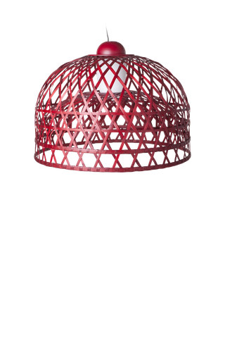 Moooi Emperor Suspended Medium, RAL 3004 (Purple red) — manufacturer image