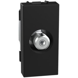 BTicino Type F TV coaxial connector - 1 module - dark — YD4202F