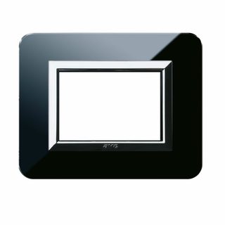 AVE PERSONAL 44 FR.PLATE AB.BLACK 3M — 44P03NAL