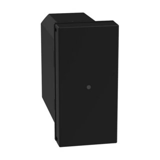 BTicino Connected 2-way switch. Power supply 110-230 Vac - 1 module - dark — YD4003C