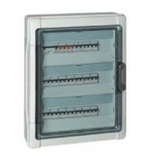 BTicino IDROBOARD resin wall-mounting switchboard IP65 for 54 modules — F107N54D