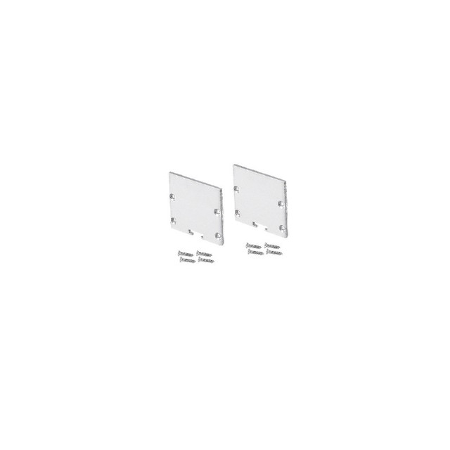 ACA Lighting SET OF METAL END CAPS FOR P235, 2 PCS WITHOUT HOLE — EP235