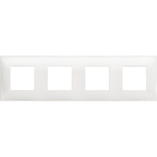BTicino Cover plate - 2+2+2+2 horizontal/vertical installation modules — R4802M4RW
