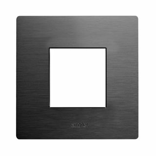 AVE FRONT PLATE 98X98 ANT.BRUSH.ALU. 2M — 44PAQ22ANS
