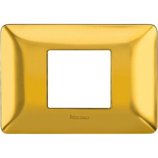 BTicino Cover plate 2 modules centred — AM4819GOS