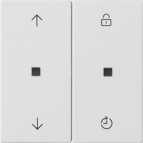 Gira S3000 op.top Memory arrows System 55 p.white m — manufacturer representative image