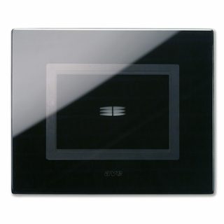 AVE VERATOUCH FRONT PLATE AB.BLACK 1CON — 44PVTC01NAL
