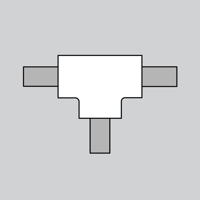 Artemide Alphabet of light system - Suspension - T Joint - 3000K - Not powered — 2156010AHE — manufacturer representative image