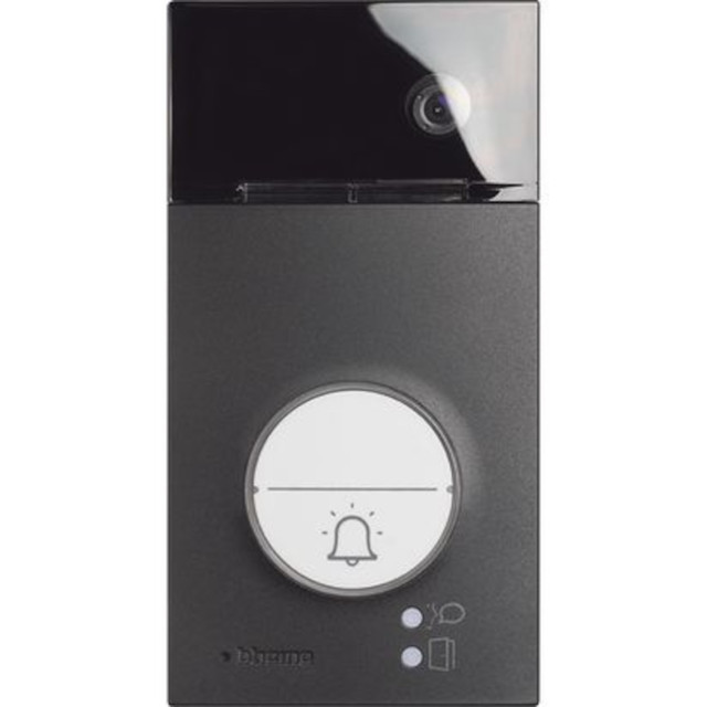 BTicino Linea 3000 video entrance panel with RFID reader - Black — 343093