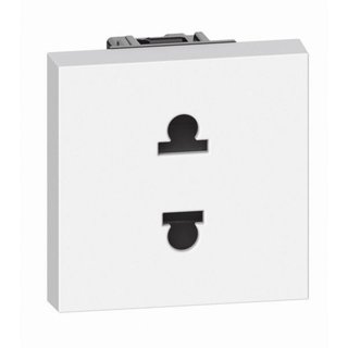 BTicino Euro american standard 2 P 16 A 127/250 Vac socket — KW4125