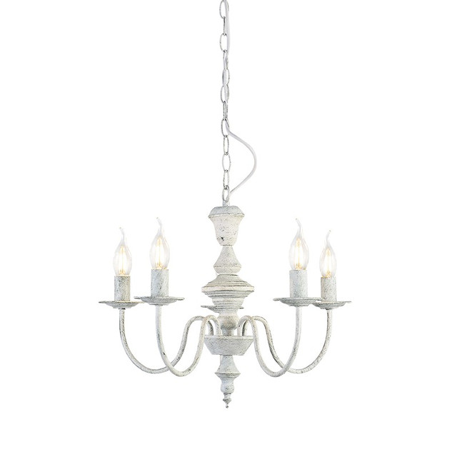 ACA Lighting PENDANT 5XE14 METAL PATINΑ GREEN Φ51ΧΗ95CM ACCRA — DL9315PAG