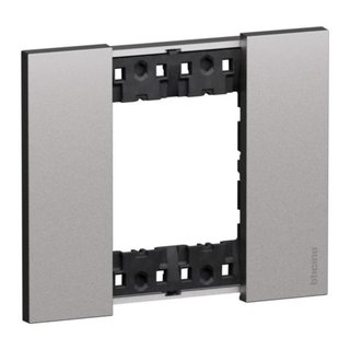 BTicino 4 modules Living Now Plate — KA4802KS