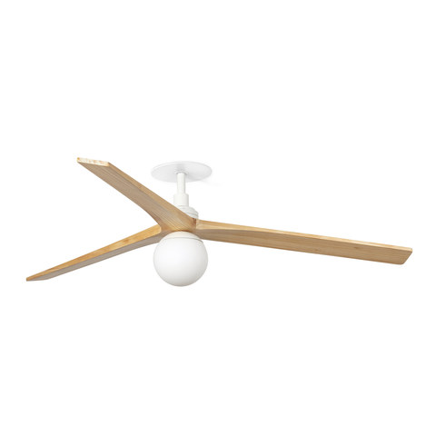 Faro Barcelona KLIM RECESSED L White/pine E27 fan — manufacturer representative image